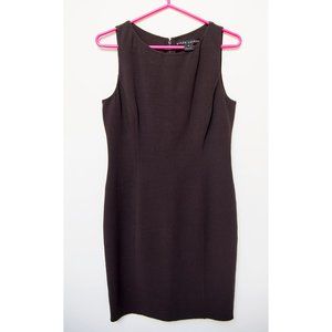 Ralph Lauren sleeveless wool black dress 8